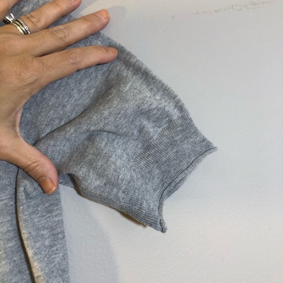 Banana Republic Grey Short Sleeve Light Sweater M - Picture 6 of 12